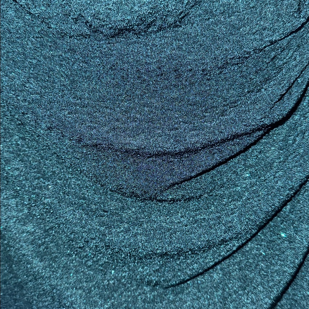 Crystal Doll Juniors' Gathered Tulip-Hem Dress Green 5 New Prom Cocktail Party - Picture 3 of 5